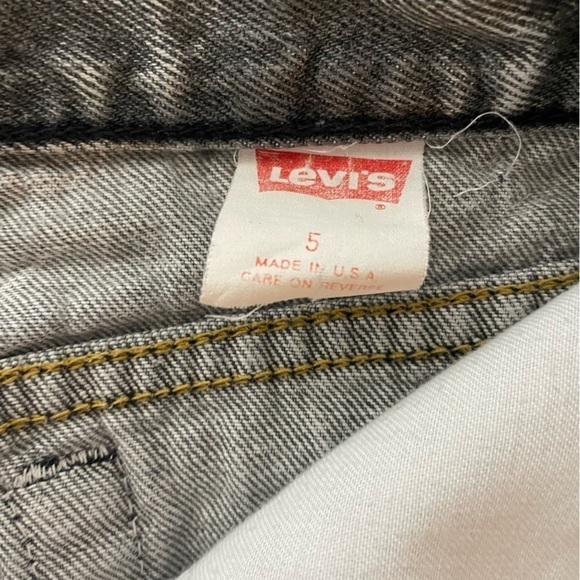 Vintage Levi’s 900 Series Gray Acid Wash Jeans | High Waist Tapered | Rare Sz 5 - Picture 10 of 15